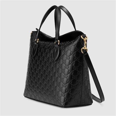 bolso viaje gucci|Gucci leather shoulder bag.